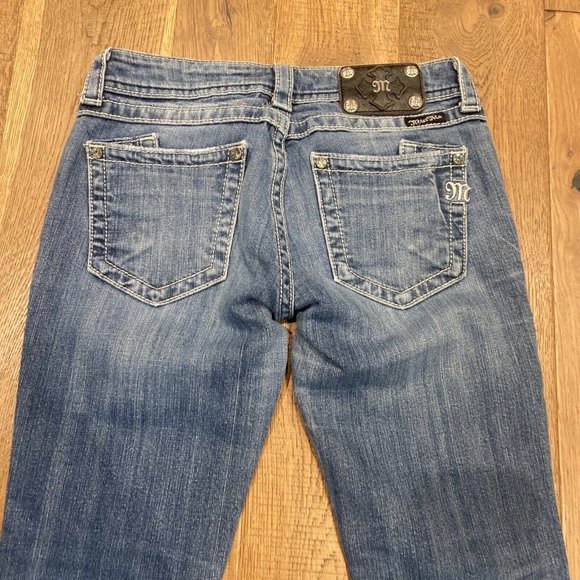 miss me j5515255 skinny jeans size 28 blue measures 28X 30 - Picture 6 of 7